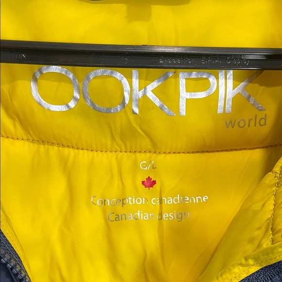 Ookpik Wolrd Navy Blue Hooded Puffer Jenny Jacket - Picture 2 of 9